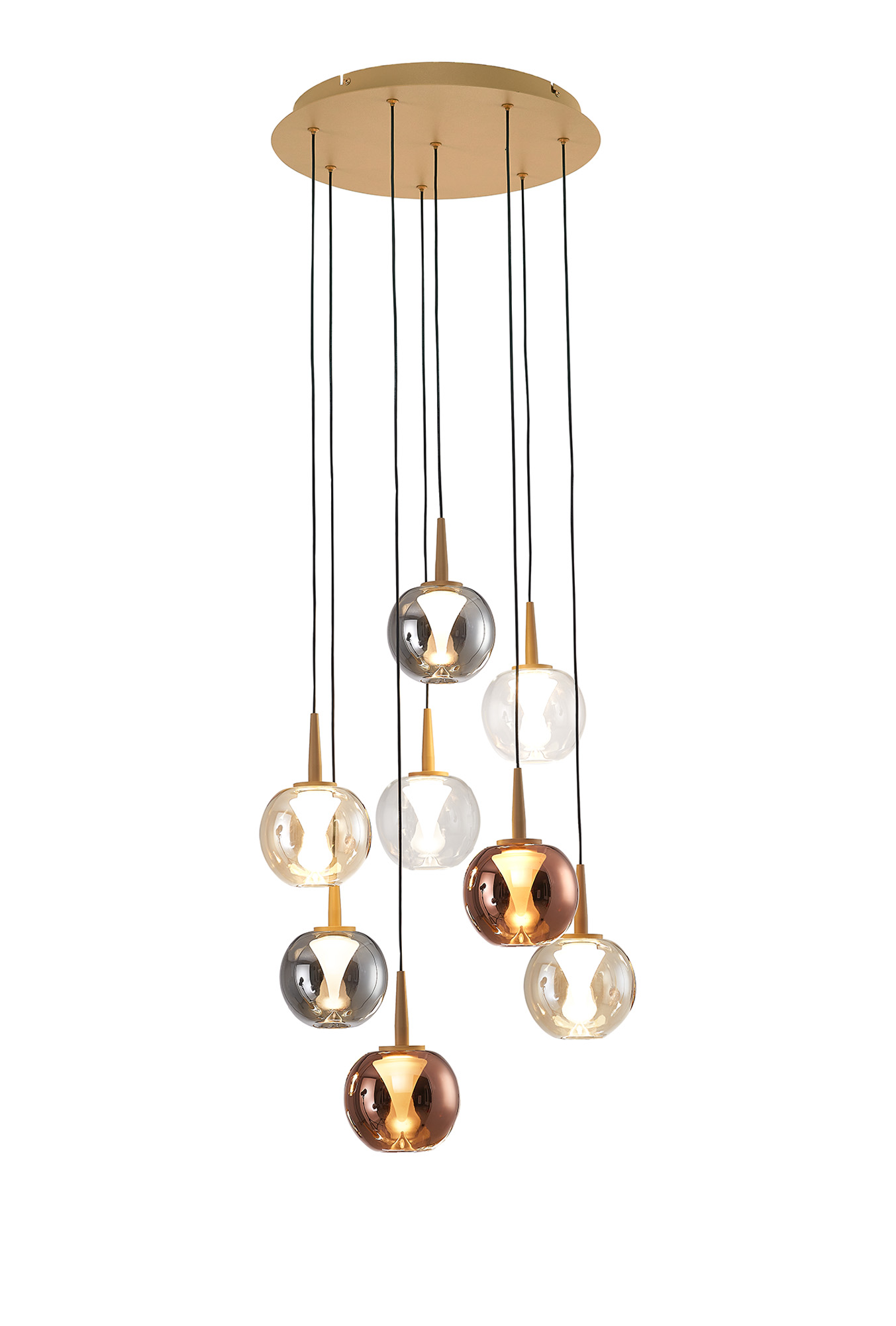Andromeda Gold Ceiling Lights Mantra Multiple Pendant